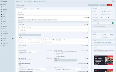 Craft CMS Live Preview