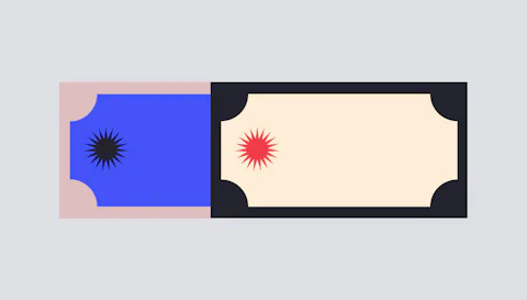 An abstract illustration of money