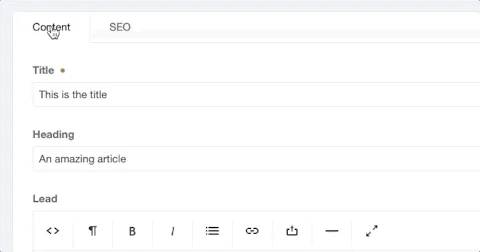 Craft cms tab switching